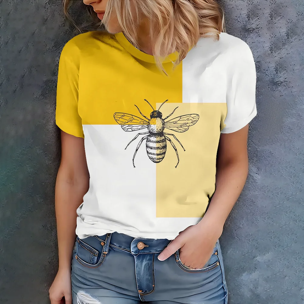 Summer women's T-shirt 3D printed T-shirt women's fashion T-shirt casual round neck short sleeved T-shirt top T-shirt pattern
Summer women's T-shirt 3D printed T-shirt women's fashion T-shirt casual round neck short sleeved T-shirt top T-shirt pattern