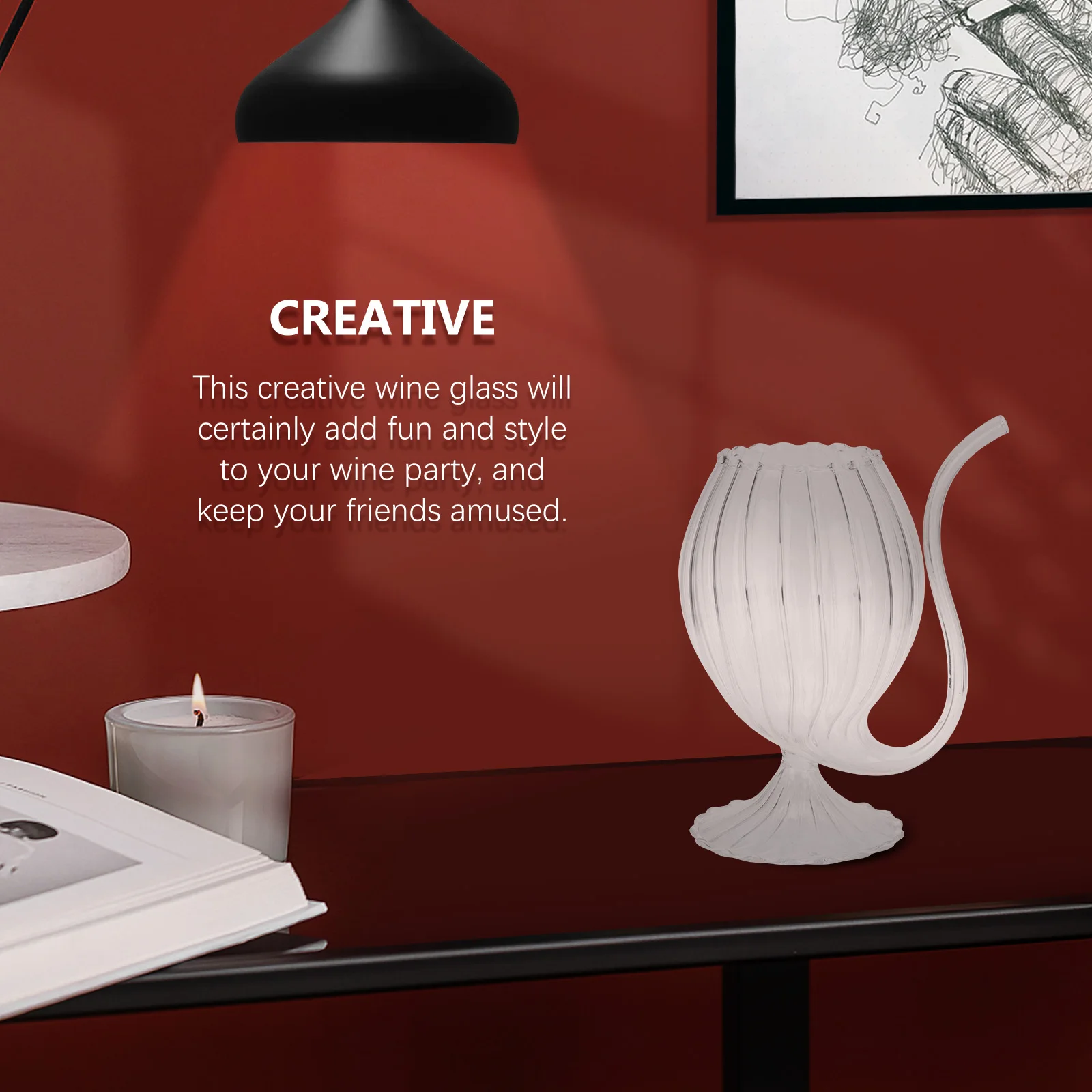 1Pcs Creative Wine Glass Cup Premium Glass Beverage Cup with Straw for Party Supply Unique Drinking Experience Gift
1Pcs Creative Wine Glass Cup Premium Glass Beverage Cup with Straw for Party Supply Unique Drinking Experience Gift