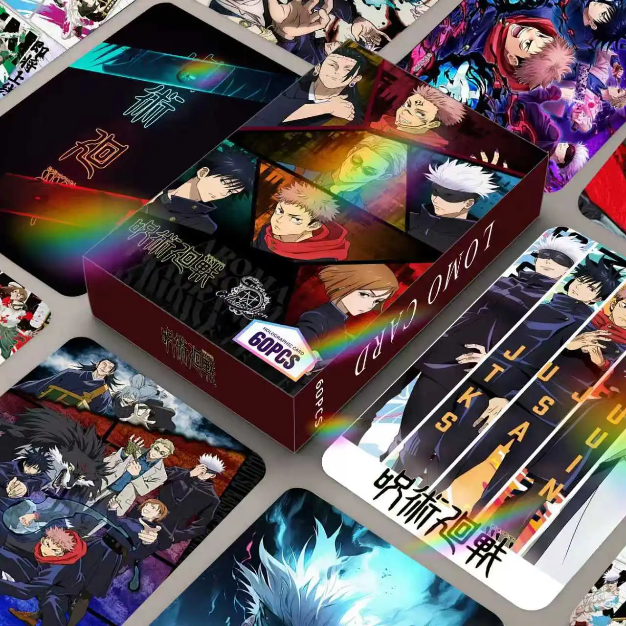 New 60Pcs/Set Laser Flash Cards Spliced Back Into Double-sided LOMO Cards Cartoon Anime Peripheral Small Cards Photo Cards
New 60Pcs/Set Laser Flash Cards Spliced Back Into Double-sided LOMO Cards Cartoon Anime Peripheral Small Cards Photo Cards