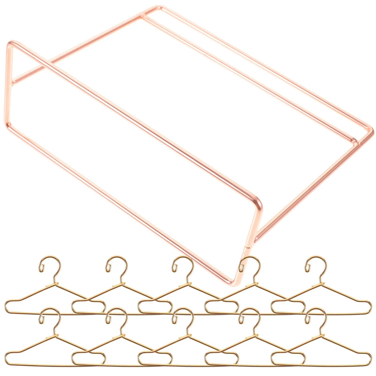 1Set Miniature Hangers Metal Clothing Rack Kids Room Decoration Accessories Office Decor for Women Desk Dress Rack
1Set Miniature Hangers Metal Clothing Rack Kids Room Decoration Accessories Office Decor for Women Desk Dress Rack
