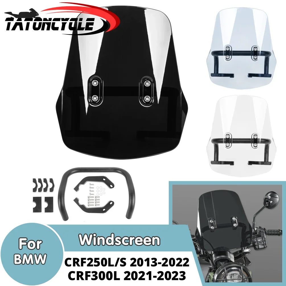 2013-2022 CRF250L S Windscreen Windshield for Honda CRF300L 2021-2023 Motorcycle Front Flyscreen Wind Deflector CRF250M Screen
2013-2022 CRF250L S Windscreen Windshield for Honda CRF300L 2021-2023 Motorcycle Front Flyscreen Wind Deflector CRF250M Screen