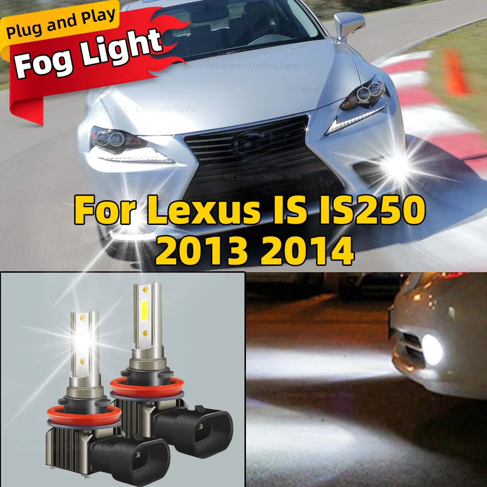 2 шт. светодиодные лампы 80 Вт, мощные противотуманные фары 6000K, Plug and Play для Lexus IS IS250 2013-2014, автомобильные противотуманные фары с чипом DOB
2 шт. светодиодные лампы 80 Вт, мощные противотуманные фары 6000K, Plug and Play для Lexus IS IS250 2013-2014, автомобильные противотуманные фары с чипом DOB