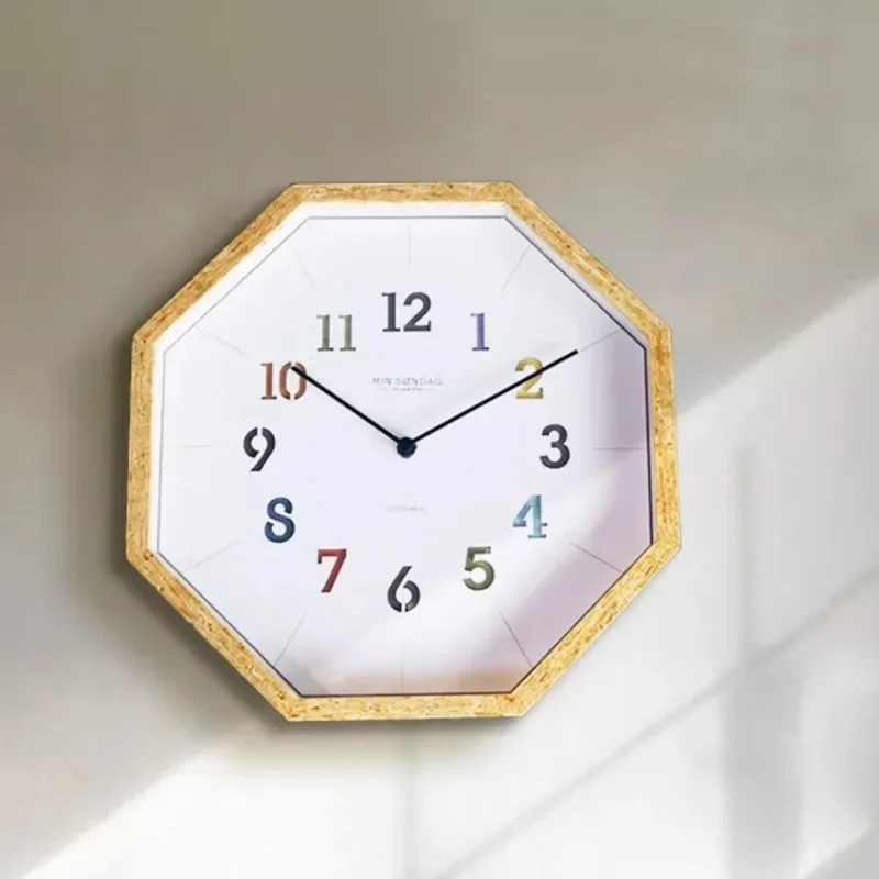 Wooden Shell Resin Dial Octagon Wall Clocks Modern Simple Creative Modeling Living Room Wall Clock Interior Home Decorations
Wooden Shell Resin Dial Octagon Wall Clocks Modern Simple Creative Modeling Living Room Wall Clock Interior Home Decorations