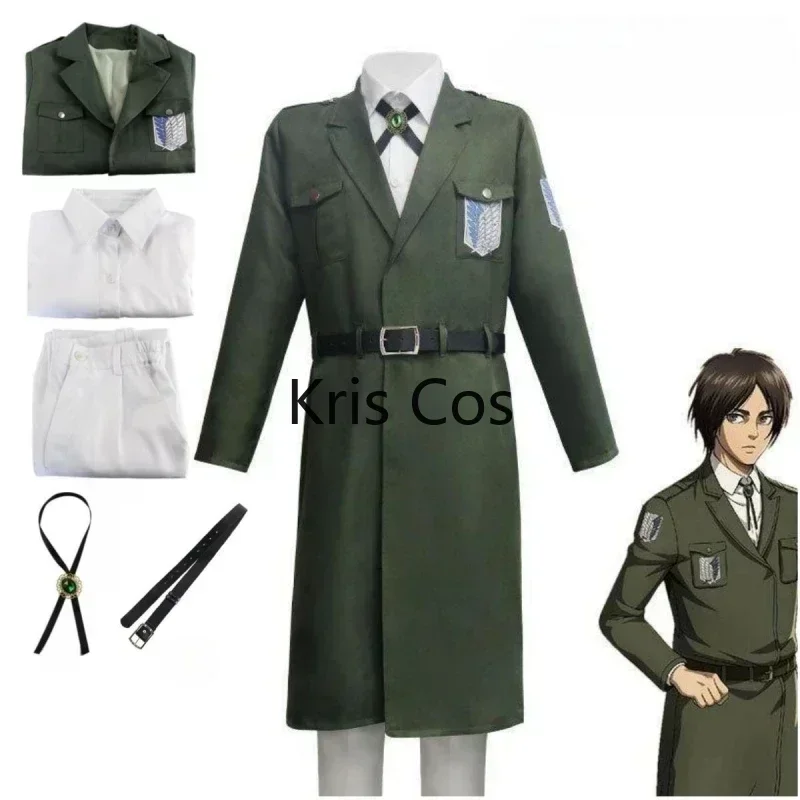 FC6Attack Titan role-playing clothes for men and women Shingeki No Kyojin Reconnaissance Legionary Green jacket jacket Wind@FC8!
FC6Attack Titan role-playing clothes for men and women Shingeki No Kyojin Reconnaissance Legionary Green jacket jacket Wind@FC8!