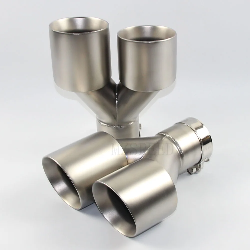 Car Accessories 304 Stainless steel Y-type double outlet straight side exhaust pipe muffler tail throat
Car Accessories 304 Stainless steel Y-type double outlet straight side exhaust pipe muffler tail throat