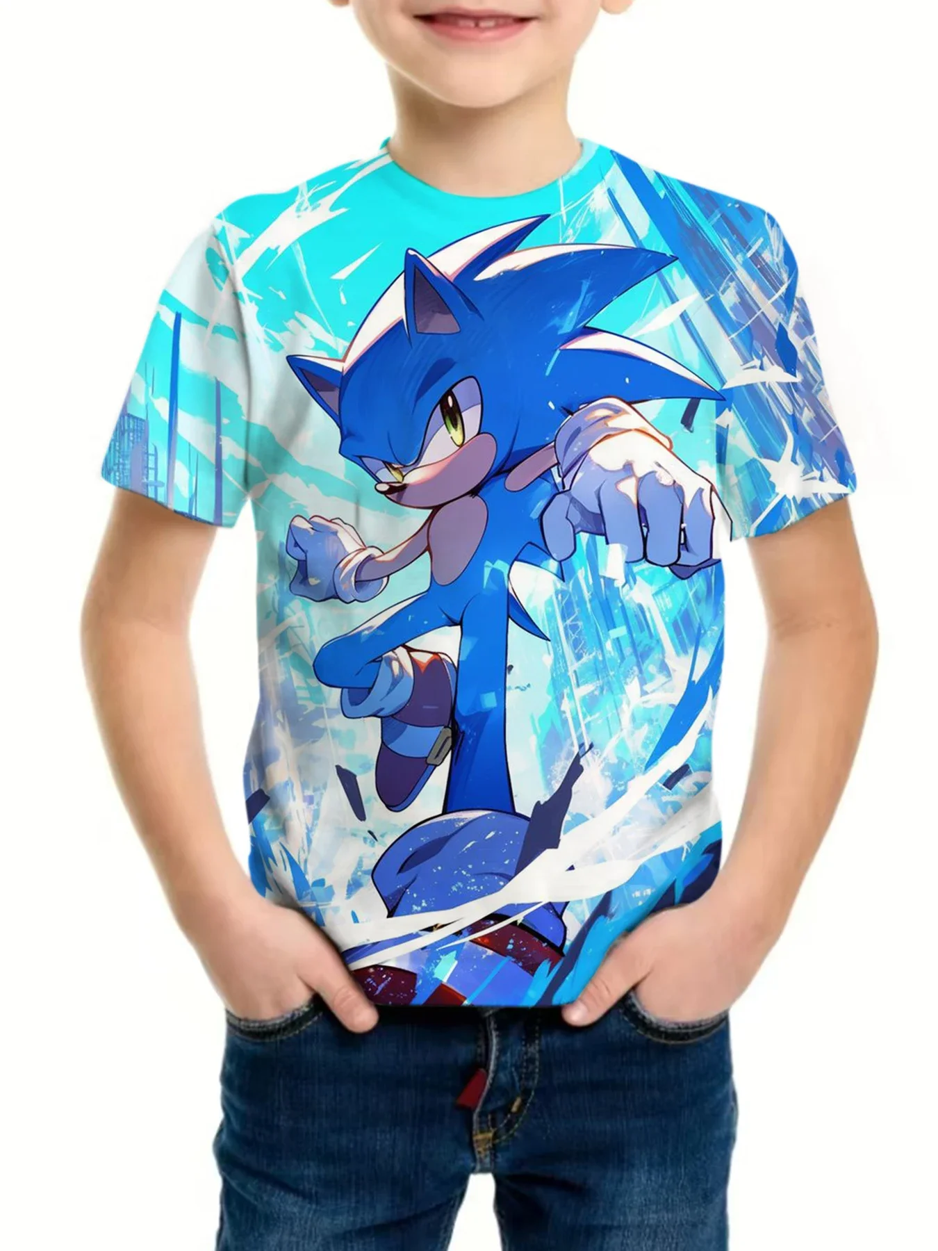 T-shirt 2025 Children's Clothes Movie Sonic 3D for Kids Boys and Girls Cartoon Printing Animation Cosplay Clothing Accessories
T-shirt 2025 Children's Clothes Movie Sonic 3D for Kids Boys and Girls Cartoon Printing Animation Cosplay Clothing Accessories