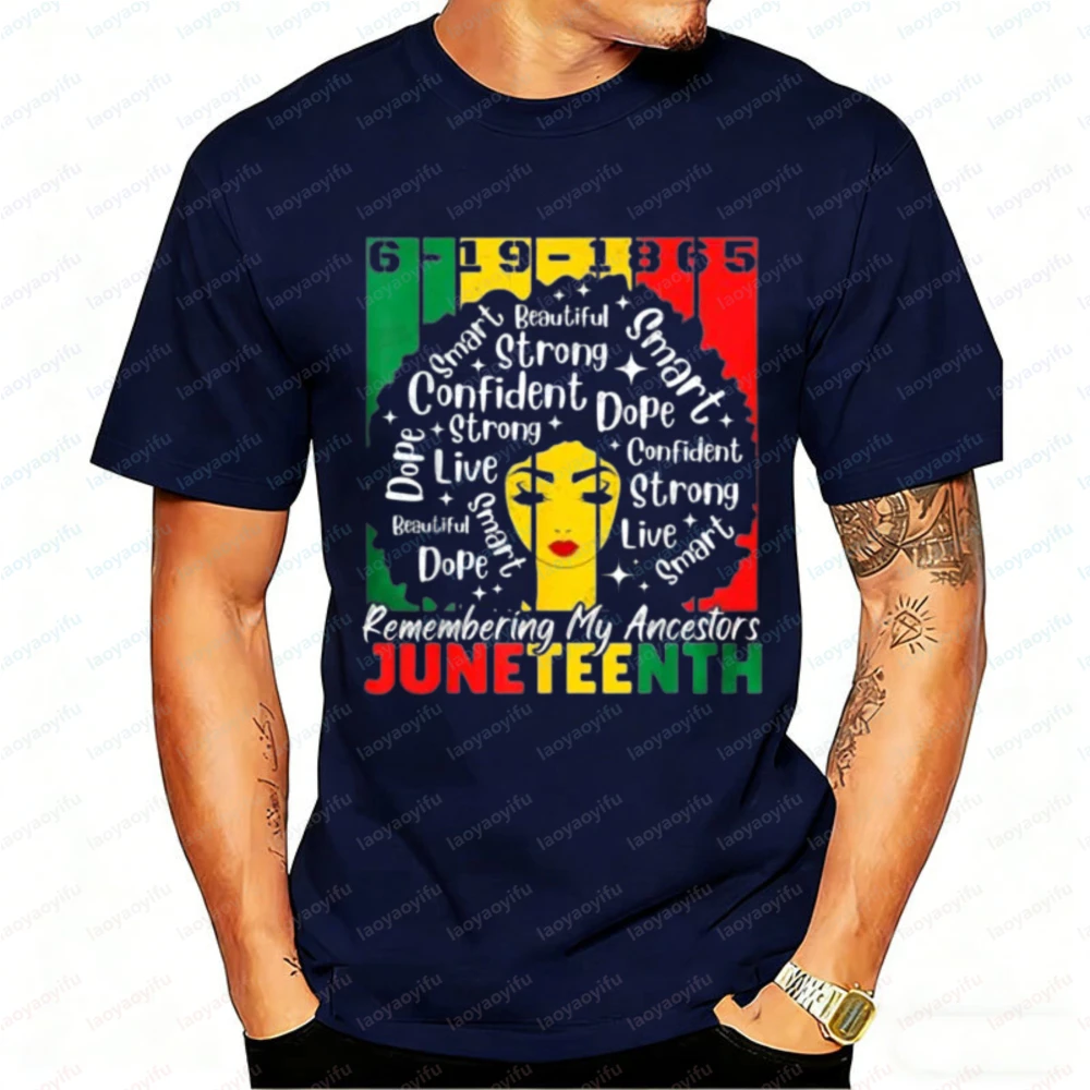 2024 Juneteenth T Shirt Men Celebrating Black Freedom 6-19-1865 Graphic Tee Vintage African American Emancipation Day T-shirt
2024 Juneteenth T Shirt Men Celebrating Black Freedom 6-19-1865 Graphic Tee Vintage African American Emancipation Day T-shirt