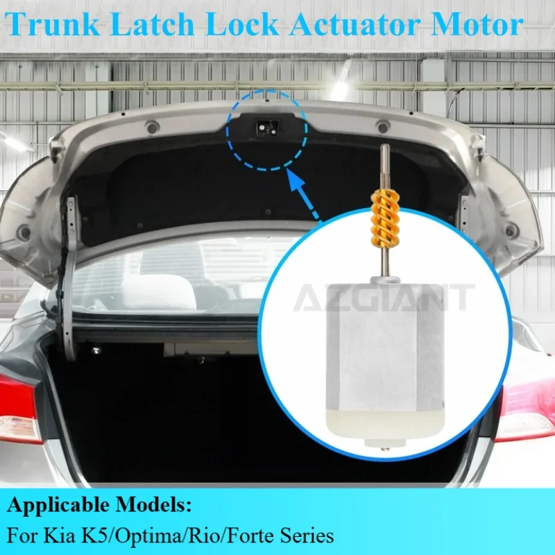 Car Rear Trunk Lock Actuator Core Motor DC 12V 0.08A 0.96KW with Pure Copper Gear for Kia K5 Optima Rio Forte Auto Parts
Car Rear Trunk Lock Actuator Core Motor DC 12V 0.08A 0.96KW with Pure Copper Gear for Kia K5 Optima Rio Forte Auto Parts