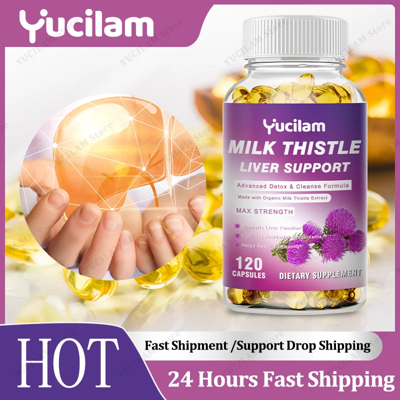 Organic Milk Thistle Capsules - 30x Concentrated Seed Extract - Liver Detox And Cleanse - Liver Function And Overall Health
Organic Milk Thistle Capsules - 30x Concentrated Seed Extract - Liver Detox And Cleanse - Liver Function And Overall Health