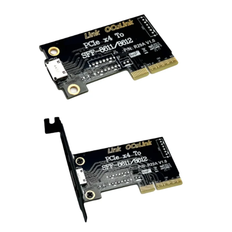 A69Z Pcie4.0 X4 к SFF-8611/8612 Карта адаптера Pcie X4 4.0 Внешний высокоскоростной интерфейс расширения Внешняя поддержка шасси
A69Z Pcie4.0 X4 к SFF-8611/8612 Карта адаптера Pcie X4 4.0 Внешний высокоскоростной интерфейс расширения Внешняя поддержка шасси