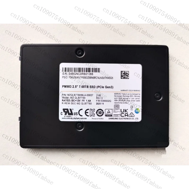 95% новый для Samsung PM983 7,68 ТБ SSD 2,5 дюйма NVMe PCIe Gen 3 U.2 Enterprise Внутреннее хранилище
95% новый для Samsung PM983 7,68 ТБ SSD 2,5 дюйма NVMe PCIe Gen 3 U.2 Enterprise Внутреннее хранилище