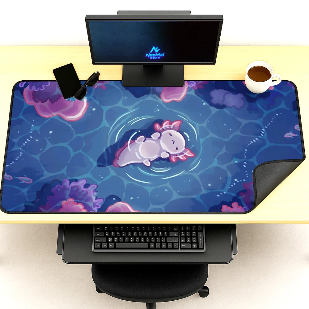 Kawaii Desk Mat Big Gaming Mousepad Cute Axolotl Ocean 140x60 Pastel Keyboard Purple Pink Underwater Theme Accessories Full Desk
Kawaii Desk Mat Big Gaming Mousepad Cute Axolotl Ocean 140x60 Pastel Keyboard Purple Pink Underwater Theme Accessories Full Desk