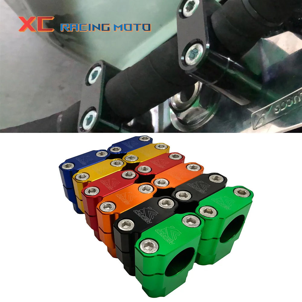 28mm M12 Motorcycle Universal Handlebar Riser Bar Mount risers Adapter For BMW KTM SUZUKI KAWASAKI HONDA YAMAHA Ducati Harley
28mm M12 Motorcycle Universal Handlebar Riser Bar Mount risers Adapter For BMW KTM SUZUKI KAWASAKI HONDA YAMAHA Ducati Harley