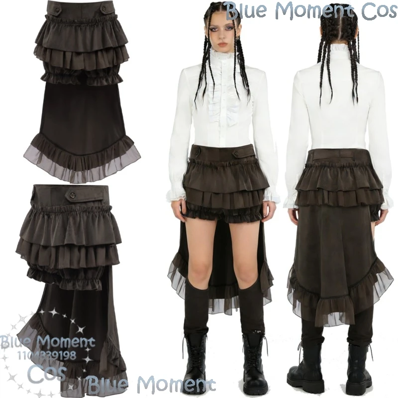 Gothic Dark Steampunk Dance Dress Women Long Skirt Pleated Modern Cosplay Costume Unisex Fancy Suit Halloween Navidad Carnaval
Gothic Dark Steampunk Dance Dress Women Long Skirt Pleated Modern Cosplay Costume Unisex Fancy Suit Halloween Navidad Carnaval