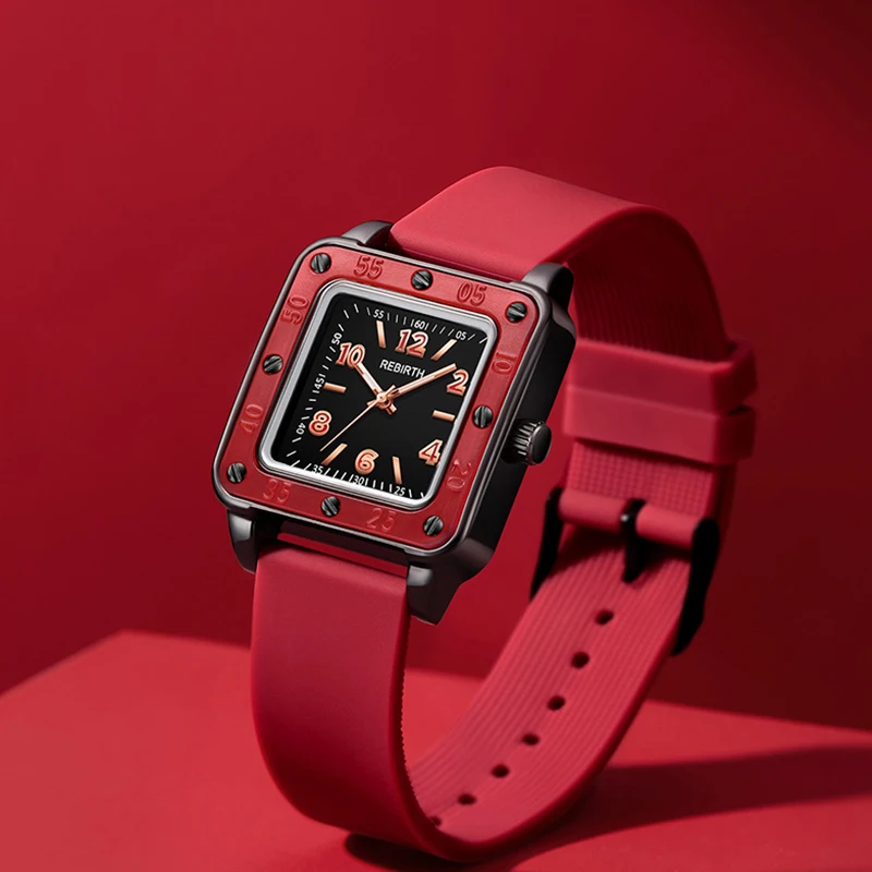 Silicone Band Women Watches Red Fashion Ladies Wrist Watches Elegant High Quality Square Quartz Watches For Women Female Clock
Silicone Band Women Watches Red Fashion Ladies Wrist Watches Elegant High Quality Square Quartz Watches For Women Female Clock