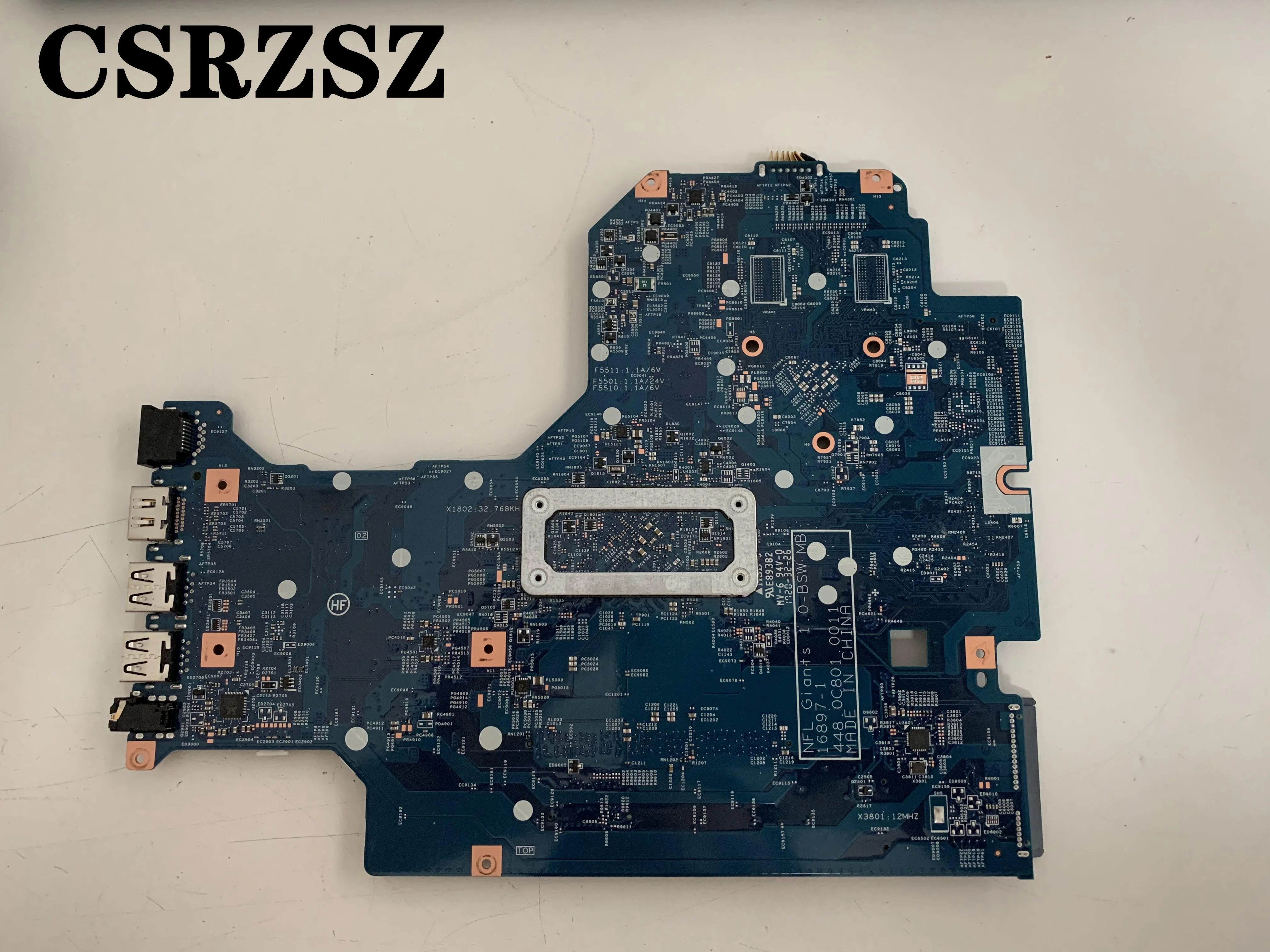 CSRZSZ For HP 17-BS Laptop motherboard 448.0C801.0011 16897-1 with N3710 CPU Test all functions 100%
CSRZSZ For HP 17-BS Laptop motherboard 448.0C801.0011 16897-1 with N3710 CPU Test all functions 100%