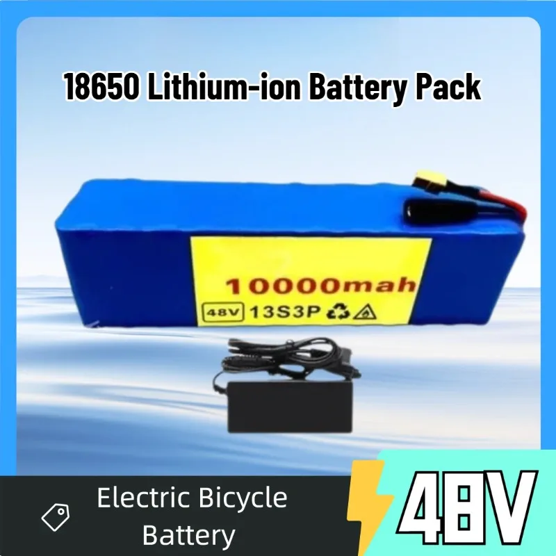 Electric Bicycle Battery 48v 10Ah 18650 Lithium-ion Battery Pack 13S3P + Charger
Electric Bicycle Battery 48v 10Ah 18650 Lithium-ion Battery Pack 13S3P + Charger