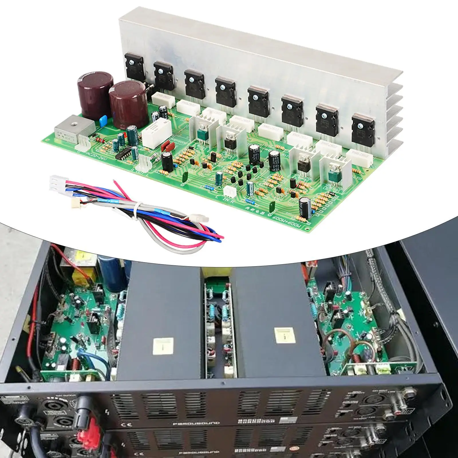 Amplifier Board Audio Amp Board Parts Good Sound Quality Professional 800W Stereo Audio Module for Party Audiophiles Home
Amplifier Board Audio Amp Board Parts Good Sound Quality Professional 800W Stereo Audio Module for Party Audiophiles Home