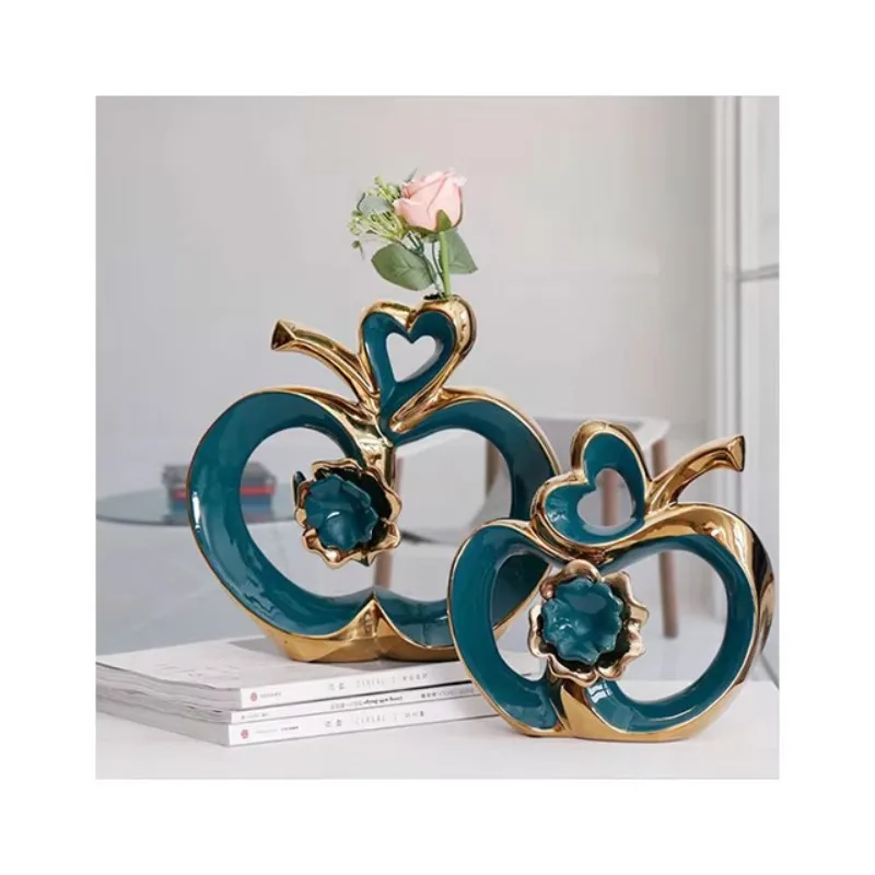 Nordic light luxury Morandi ceramic heart-shaped apple creative home decoration living room wine cabinet
Nordic light luxury Morandi ceramic heart-shaped apple creative home decoration living room wine cabinet