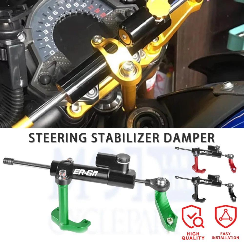 For KAWASAKI ER-6N ER6N ER 6N Ninja650R 2013 2014 2015 2016 Motorcycle Steering Stabilize Damper Bracket Mount CNC Motorbike
For KAWASAKI ER-6N ER6N ER 6N Ninja650R 2013 2014 2015 2016 Motorcycle Steering Stabilize Damper Bracket Mount CNC Motorbike