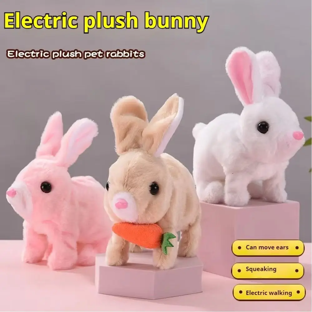 Adorable with Sounds and Movements Easter Plush Electric Rabbit Plush Doll Lifelike Vitality Bliss Bunny Simulation Electric Toy
Adorable with Sounds and Movements Easter Plush Electric Rabbit Plush Doll Lifelike Vitality Bliss Bunny Simulation Electric Toy