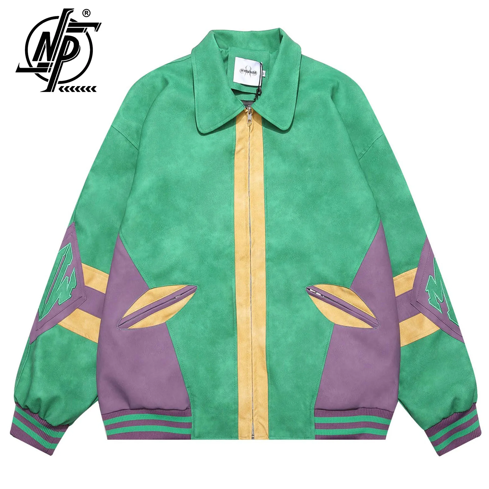Hip Hop Suede Jacket Men Women Patchwork Letter Embroidery Bomber Jackets Y2k Vintage Varsity Loose Zipper Baseball Coat Autumn
Hip Hop Suede Jacket Men Women Patchwork Letter Embroidery Bomber Jackets Y2k Vintage Varsity Loose Zipper Baseball Coat Autumn