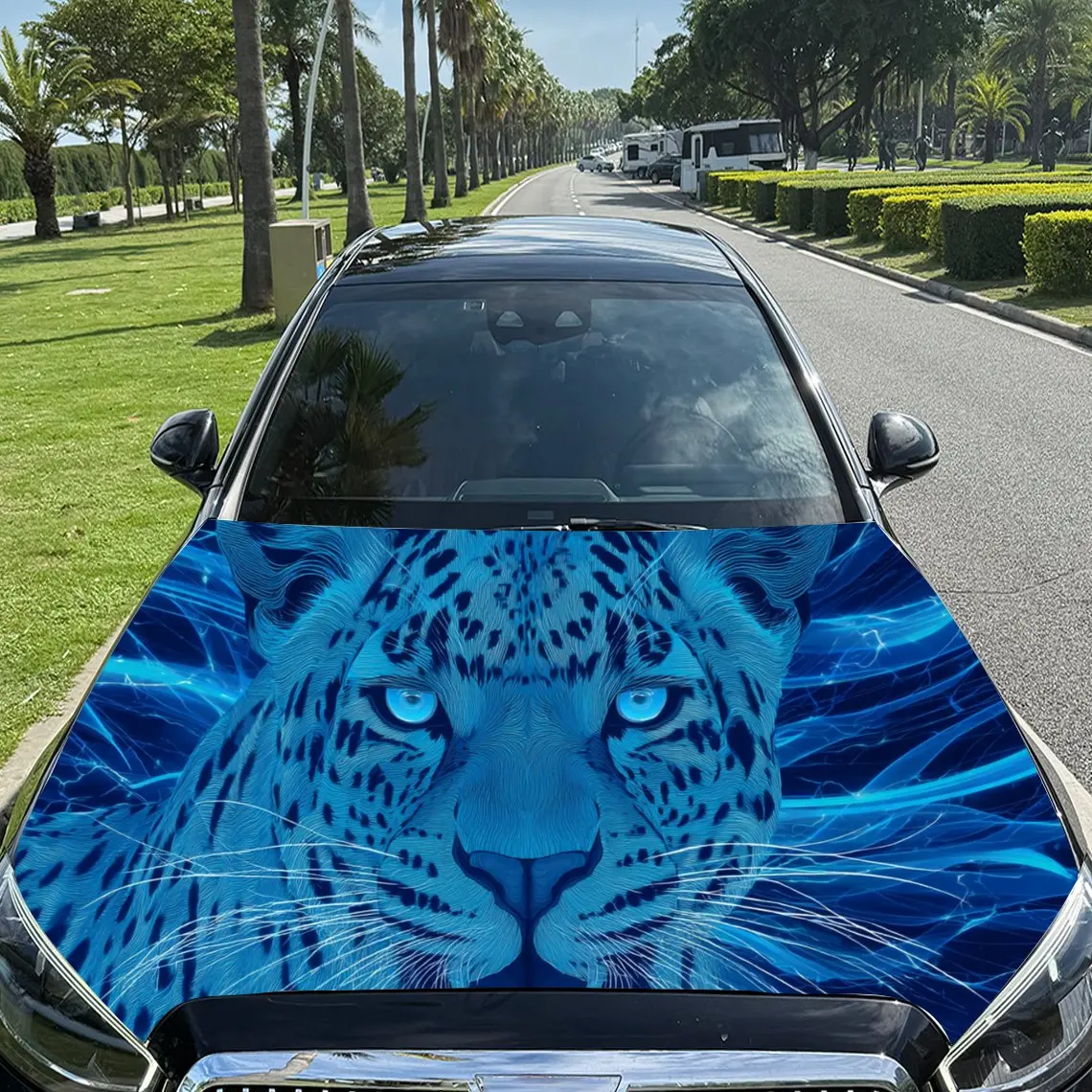 Dreamy Leopard in a Tech - Wild Realm PVC Car Engine Hood Vinyl Wraps, Self-Adhesive Waterproof Car Hood Decal Sticker, Car Deco
Dreamy Leopard in a Tech - Wild Realm PVC Car Engine Hood Vinyl Wraps, Self-Adhesive Waterproof Car Hood Decal Sticker, Car Deco