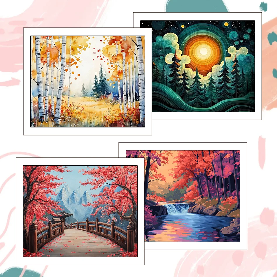 RUOPOTY Painting By Number Adults Landscape 40X50cm Arts Crafts Canvas Drawing Paint Pictures By Numbers Watercolor Decorative
RUOPOTY Painting By Number Adults Landscape 40X50cm Arts Crafts Canvas Drawing Paint Pictures By Numbers Watercolor Decorative