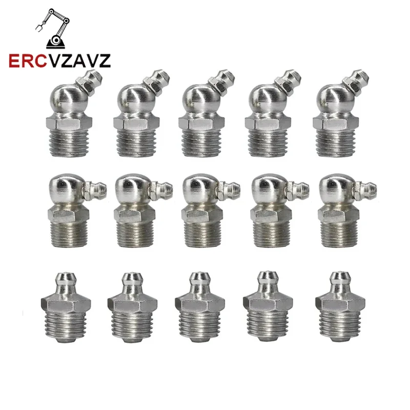 15pcs/ Set Grease Nipples kit M6 M8 M10 Zinc Plated Straight 45 90 Degree Metric Thread Fittings for Car Excavator Grease Gun
15pcs/ Set Grease Nipples kit M6 M8 M10 Zinc Plated Straight 45 90 Degree Metric Thread Fittings for Car Excavator Grease Gun