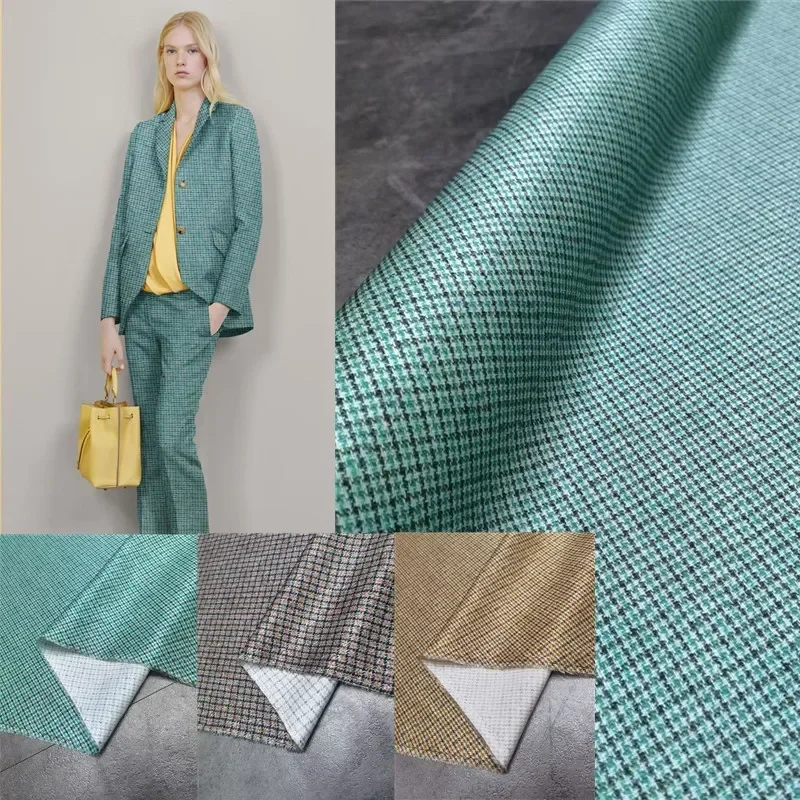 New Fine Plaid Twill Elastic Silk Silk Fabric High Grade Suit Coat Suit Fabric 50 x140 cm
New Fine Plaid Twill Elastic Silk Silk Fabric High Grade Suit Coat Suit Fabric 50 x140 cm