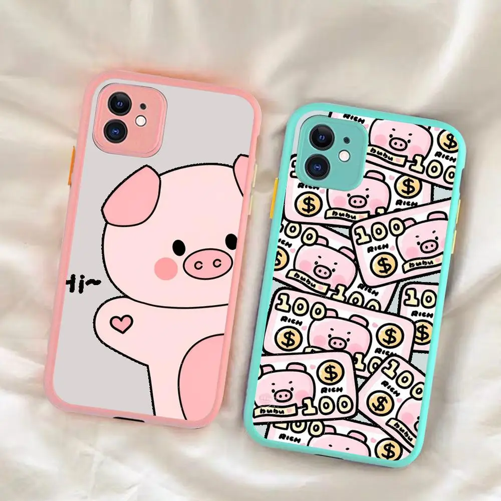 Pig Cute Phone Case For IPhone 14 11 12 13 Mini Pro Max 8 7 Plus X XR XS MAX Translucent Matte Cover
Pig Cute Phone Case For IPhone 14 11 12 13 Mini Pro Max 8 7 Plus X XR XS MAX Translucent Matte Cover