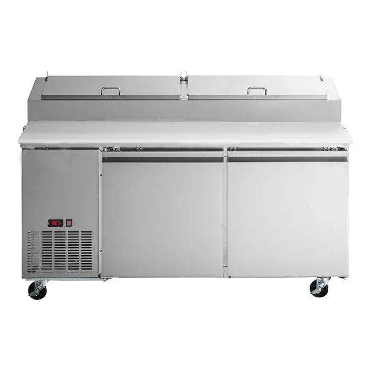 z Double Door Refrigerator Pizza Prep Table
z Double Door Refrigerator Pizza Prep Table