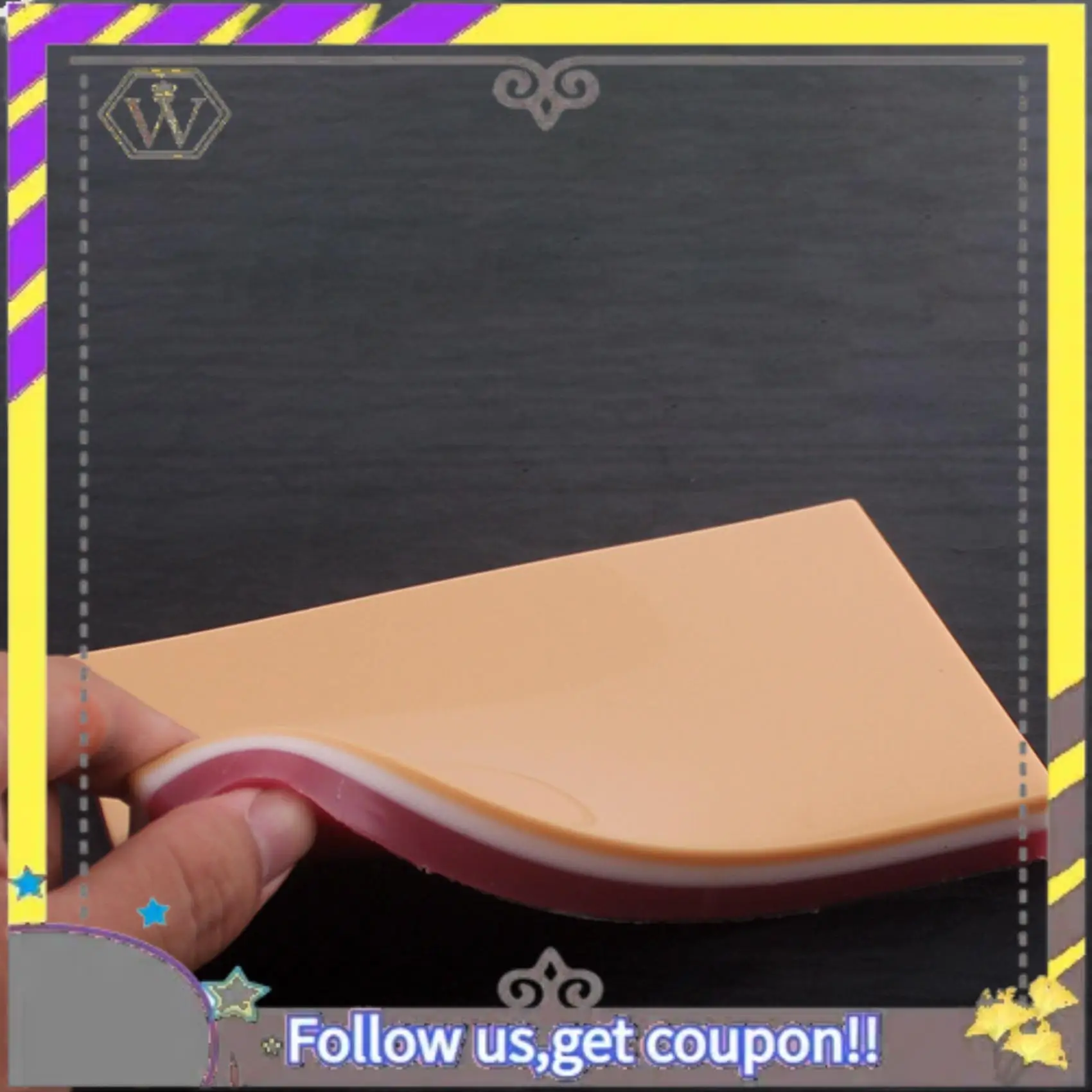New Suture Pad Skin Model, Composite Muscle Ripstop, Reusable, Durable Suture Pad For Training Education.
New Suture Pad Skin Model, Composite Muscle Ripstop, Reusable, Durable Suture Pad For Training Education.
