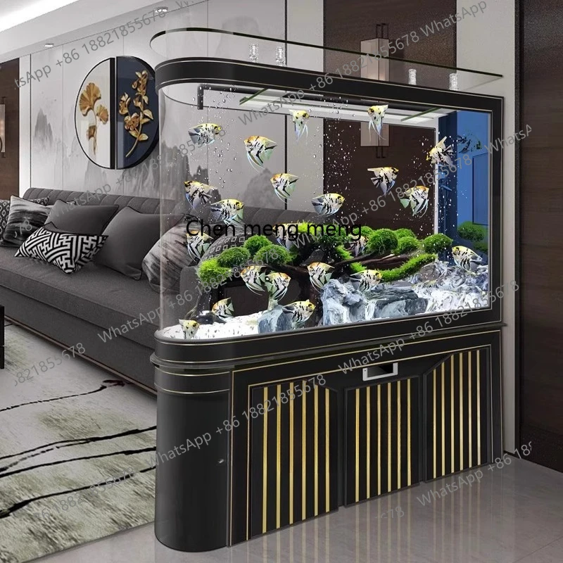Fish tank bullet living room small floor to ceiling household large screen partition entrance free of water change
Fish tank bullet living room small floor to ceiling household large screen partition entrance free of water change