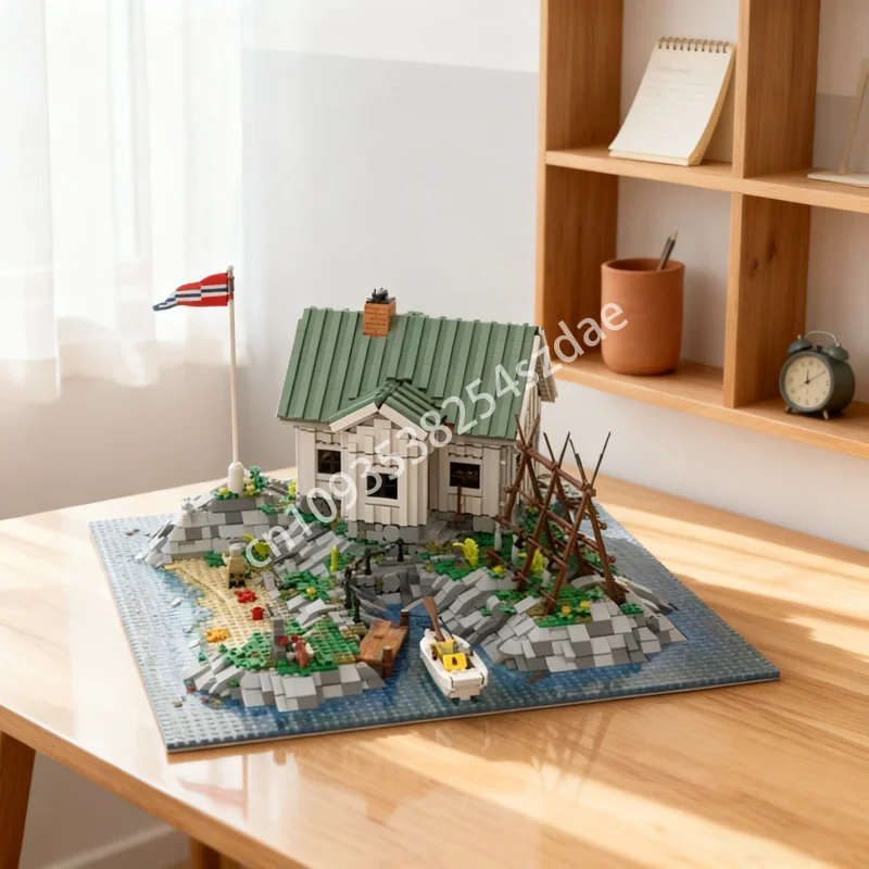 5489pcs MOC Norwegian Coastal Island House Iconsed Model Building Blocks Assemble Toy DIY Christmas Gift Creative Education Kids
5489pcs MOC Norwegian Coastal Island House Iconsed Model Building Blocks Assemble Toy DIY Christmas Gift Creative Education Kids