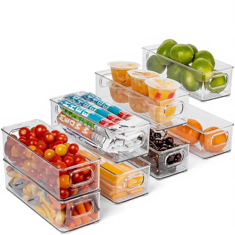 Пластиковые контейнеры для организации хранения продуктов, кухонные органайзеры, 8 штук в упаковке
Пластиковые контейнеры для организации хранения продуктов, кухонные органайзеры, 8 штук в упаковке