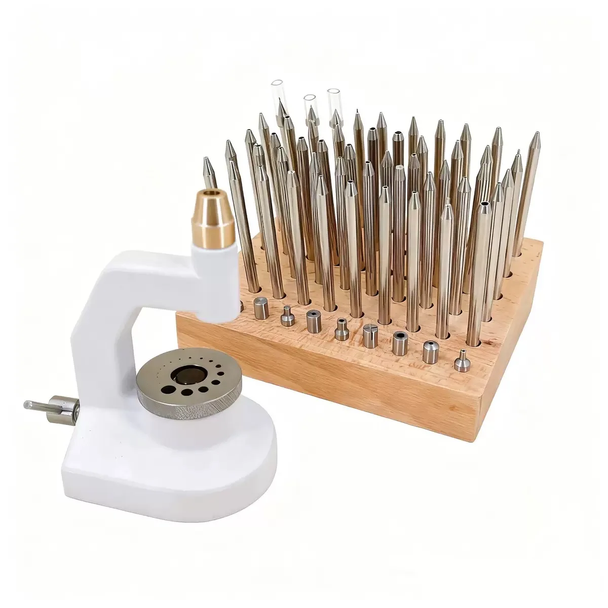 Vintage 5285 B Staking Watchmaker's Repair Tool Incomplete Set for Watch Repairs Dismantle Parts And Balance Wheel
Vintage 5285 B Staking Watchmaker's Repair Tool Incomplete Set for Watch Repairs Dismantle Parts And Balance Wheel
