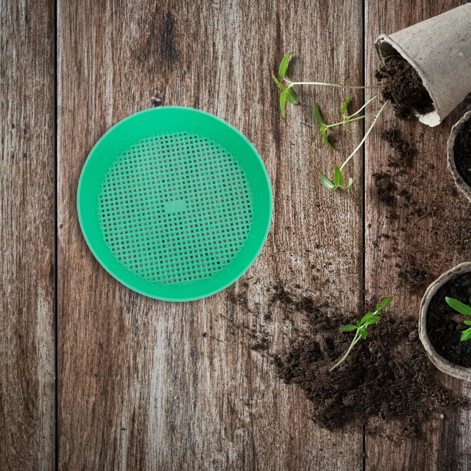 Gardening Tool Lightweight Plastic Sieve Mesh Screen for Balcony Mini Garden Stone Strainer Compost Tool
Gardening Tool Lightweight Plastic Sieve Mesh Screen for Balcony Mini Garden Stone Strainer Compost Tool
