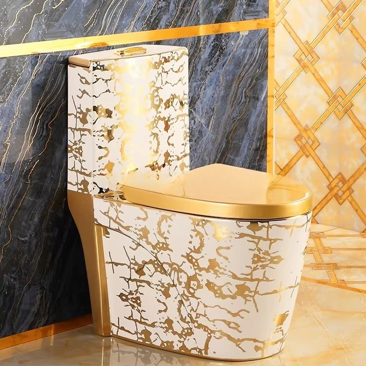 Золотой роскошный комплект сантехники для ванной комнаты, цельный керамический комод, золотой унитаз
Золотой роскошный комплект сантехники для ванной комнаты, цельный керамический комод, золотой унитаз