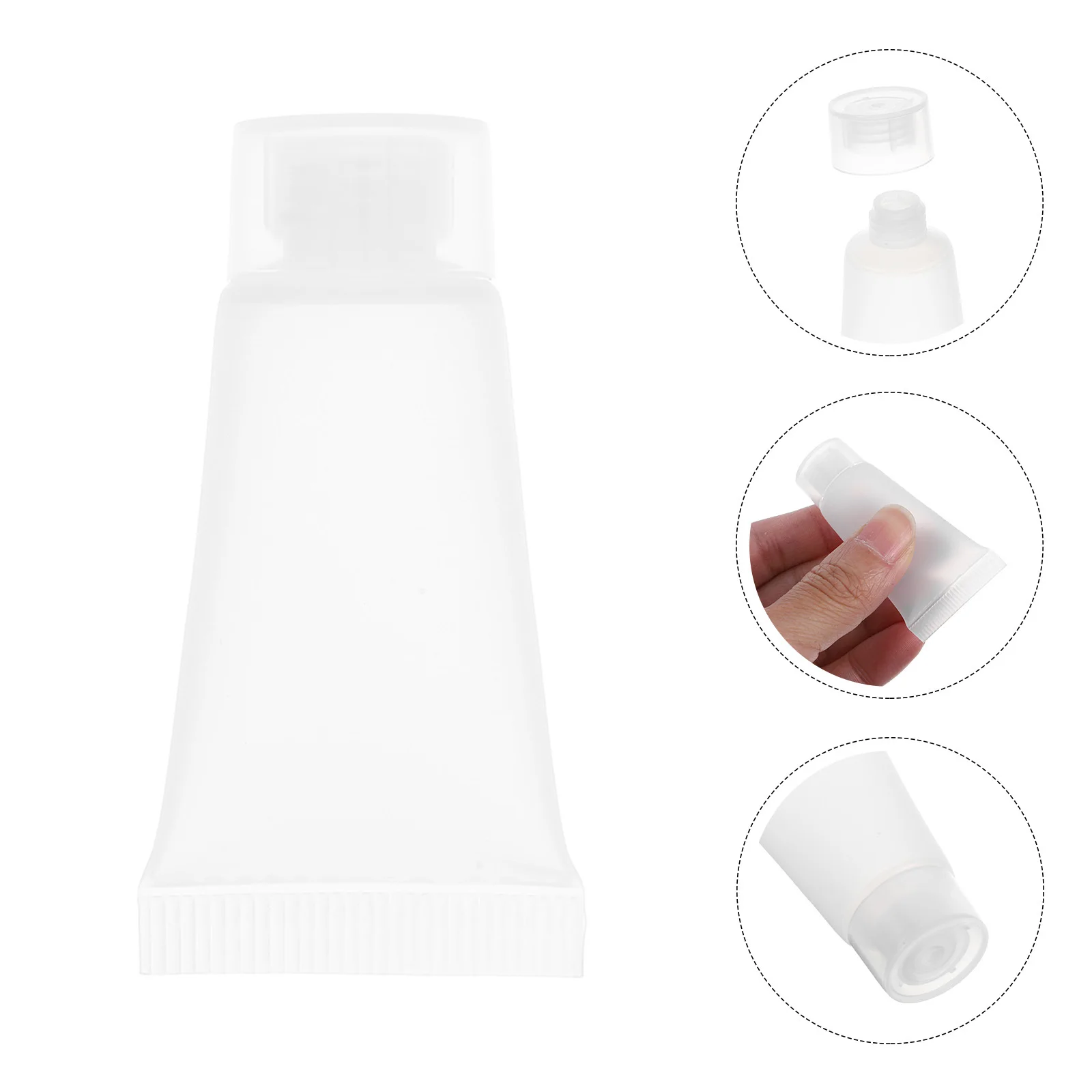 50pcs Empty Squeeze Tubes Refillable Travel Size Containers For Lotion Shampoo Conditioner Cream Sample Bottle
50pcs Empty Squeeze Tubes Refillable Travel Size Containers For Lotion Shampoo Conditioner Cream Sample Bottle