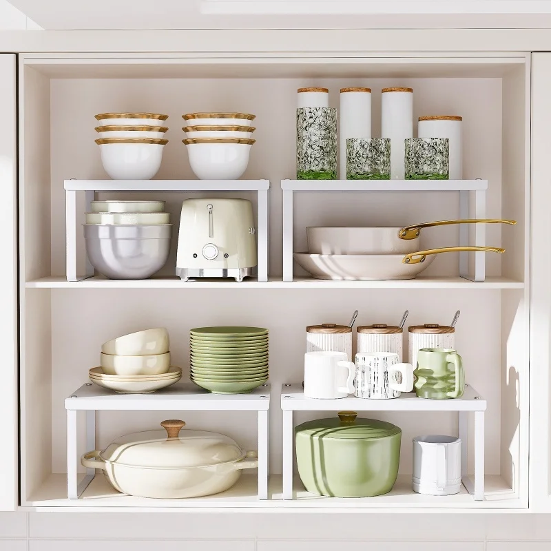 Cabinet layered organizer kitchen storage rack pot lids dishes condiments storage rack anti rust space saving
Cabinet layered organizer kitchen storage rack pot lids dishes condiments storage rack anti rust space saving