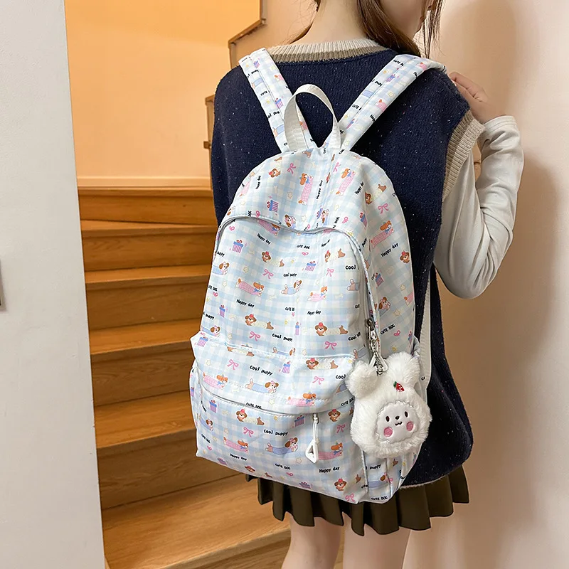 New Cute Puppy Girl INS Style Backpack For Girls, Middle School Students, High School Students,
New Cute Puppy Girl INS Style Backpack For Girls, Middle School Students, High School Students,