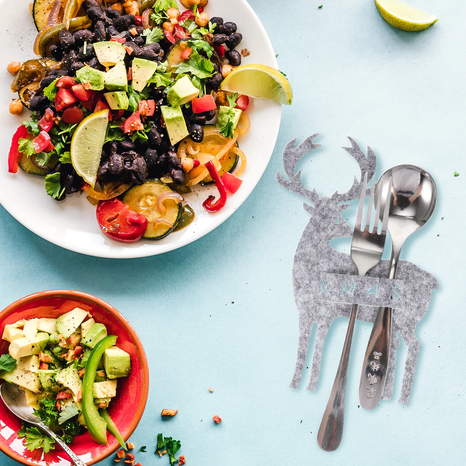 4Pcs Christmas Cutlery Storage Pouches Felt Xmas Dinner Tableware Bags Xmas Elk Cutlery Bag Silverware Holder for Party
4Pcs Christmas Cutlery Storage Pouches Felt Xmas Dinner Tableware Bags Xmas Elk Cutlery Bag Silverware Holder for Party