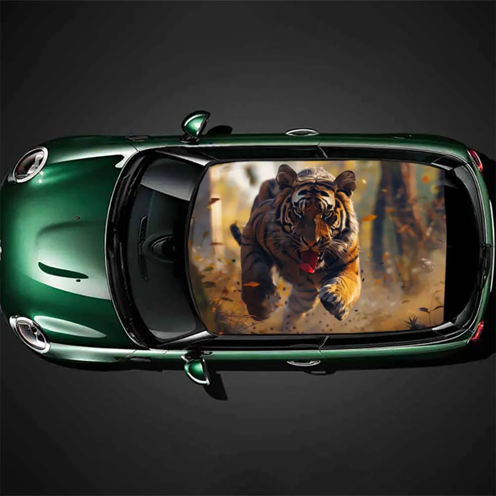 Falling Snow and Walking Tiger Car Roof Sticker Wrap Racing SUV Auto Accessories Packaging PVC Car Hood Graphic Decal Decoration
Falling Snow and Walking Tiger Car Roof Sticker Wrap Racing SUV Auto Accessories Packaging PVC Car Hood Graphic Decal Decoration