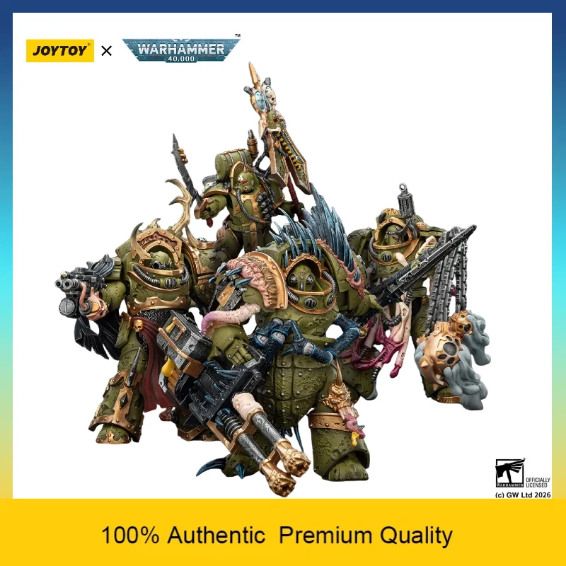 In Stock JOYTOY Warhammer 40K Death Guard Blightlord Terminators 4-Pack 1/18 Action Figure Sci-Fi Articulated Collectible Model
In Stock JOYTOY Warhammer 40K Death Guard Blightlord Terminators 4-Pack 1/18 Action Figure Sci-Fi Articulated Collectible Model