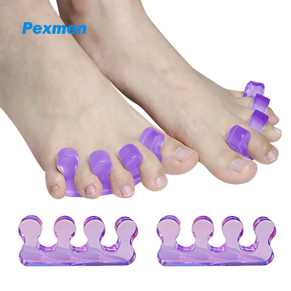 Pexmen 2Pcs Toe Separators for Nail Polish Toe Spacers Toe Nail Separator for Separating Toenails or Nails Gel Pedicure Kit
Pexmen 2Pcs Toe Separators for Nail Polish Toe Spacers Toe Nail Separator for Separating Toenails or Nails Gel Pedicure Kit