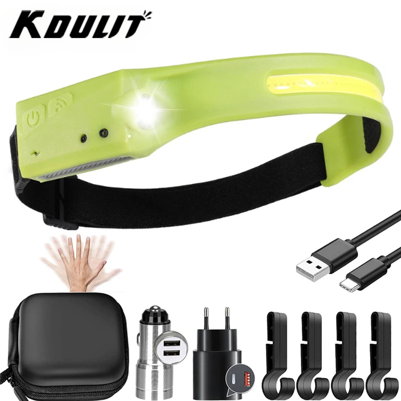 Powerful 230° LED Induction Headlamp USB Rechargeable Built-in Battery Head Torch Waterproof Outdoor Camping Fishing Headlight
Powerful 230° LED Induction Headlamp USB Rechargeable Built-in Battery Head Torch Waterproof Outdoor Camping Fishing Headlight