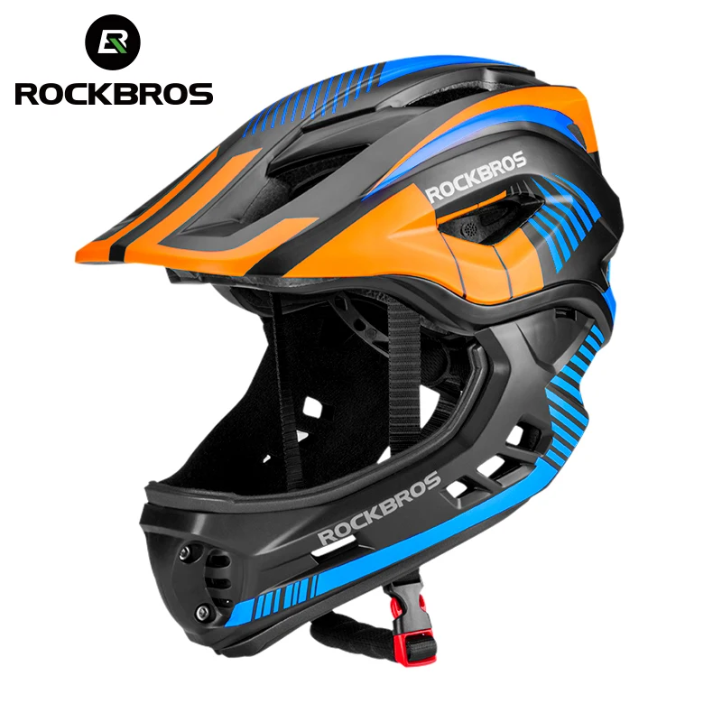 ROCKBROS Child Bicycle Helmets Detachable Full Face Helmet Lightweight Adjustable Cycling Scooter Bike Helmet Safety
ROCKBROS Child Bicycle Helmets Detachable Full Face Helmet Lightweight Adjustable Cycling Scooter Bike Helmet Safety