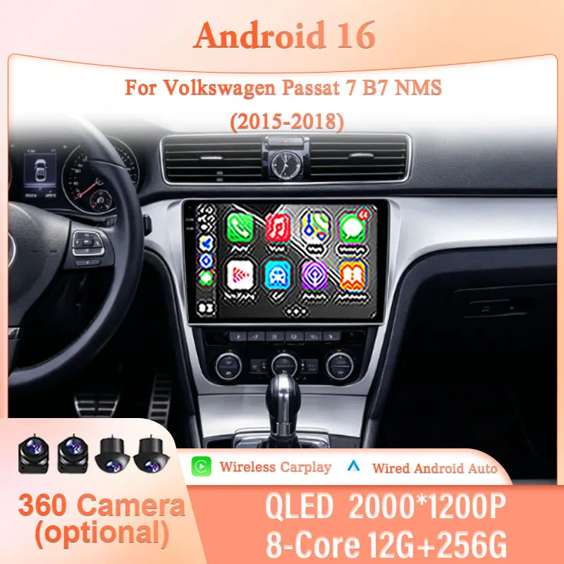10" Android 16 for Volkswagen Passat 7 B7 NMS 2015-2018 Car Stereo Multimedia Kit IPS HD Wireless CarPlay GPS Navi BT WiFi DSP
10" Android 16 for Volkswagen Passat 7 B7 NMS 2015-2018 Car Stereo Multimedia Kit IPS HD Wireless CarPlay GPS Navi BT WiFi DSP