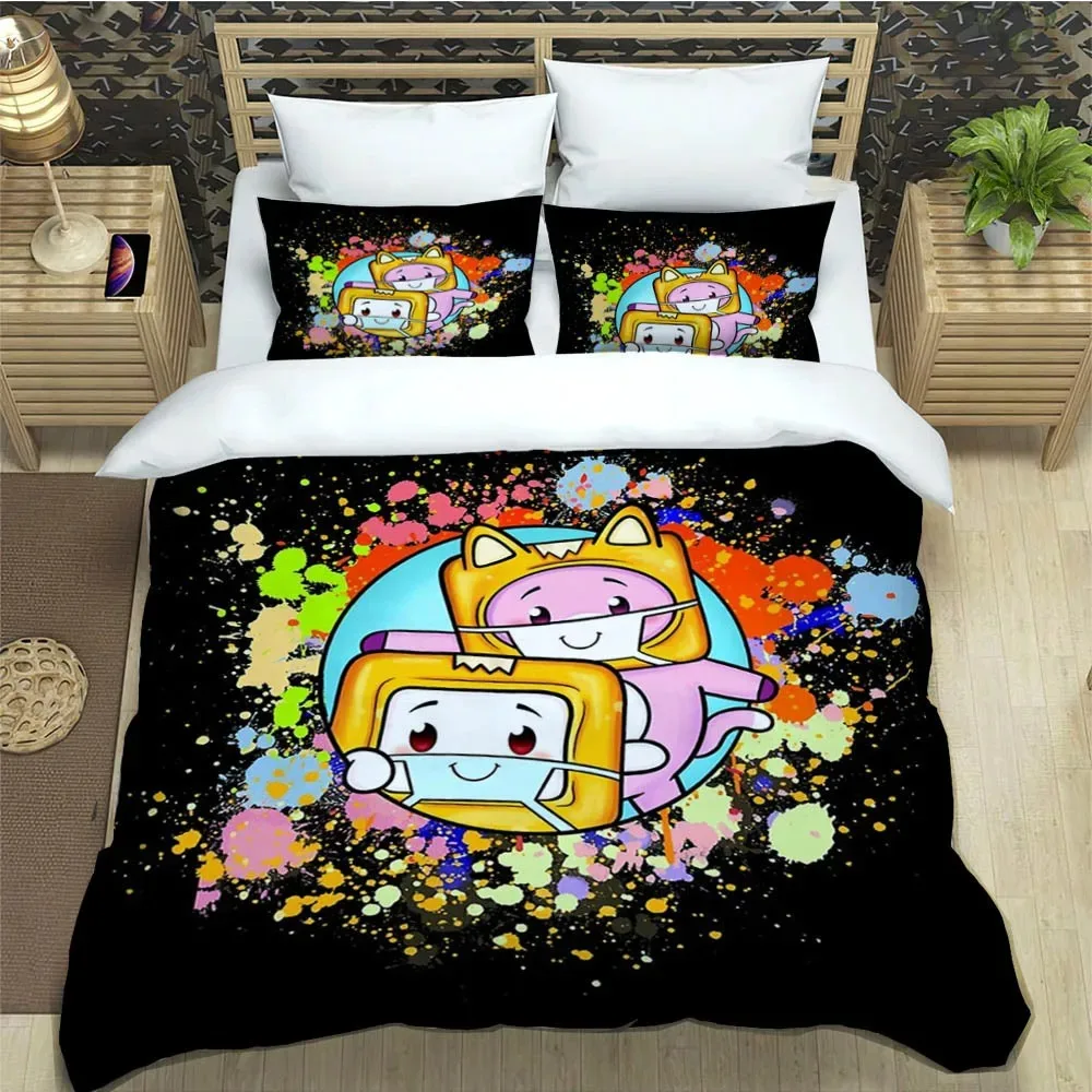 Lankybox Foxy Boxy Cute Bedding Sets Exquisite Bed Supplies Set Duvet Cover Bed Comforter Set Bedding Set Luxury Birthday Gift
Lankybox Foxy Boxy Cute Bedding Sets Exquisite Bed Supplies Set Duvet Cover Bed Comforter Set Bedding Set Luxury Birthday Gift